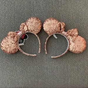 Pair of Rose Gold Minnie Ears